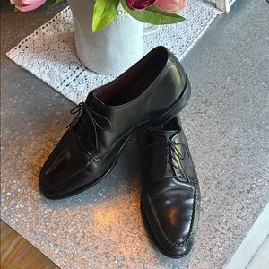 Allen Edmonds Black Leather Oxford Shoes
